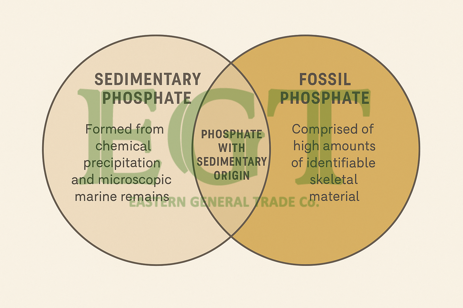 Sedimentary, Igneous, and Fossil Phosphate Rock